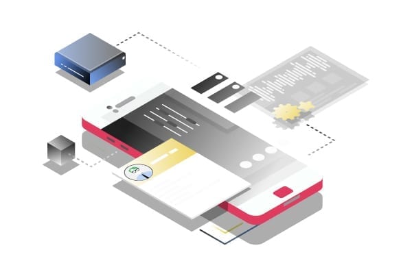 isometric 3D info graphics 