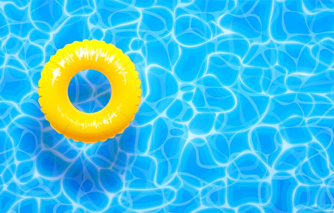 Yellow Pool Float